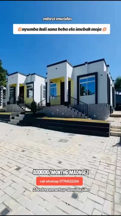 2 Bedrooms Apartment for Rent in Mbezi Mwisho, Dar Es Salaam 2 Bedrooms Apartment for Rent in Mbezi Mwisho, Dar Es Salaam