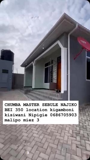 Nyumba ya chumba kimoja inapangishwa Kigamboni Kisiwani, Dar Es Salaam