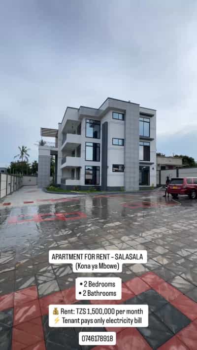2 Bedrooms Apartment for Rent in Salasala (Kona ya Mbowe), Dar Es Salaam