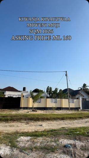 Kiwanja kinauzwa Mbweni Mpiji, Dar Es Salaam (1026 sqm)