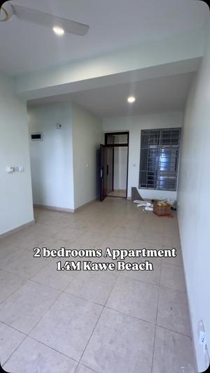 Apartment ya vyumba viwili inapangishwa Kawe Beach, Dar Es Salaam