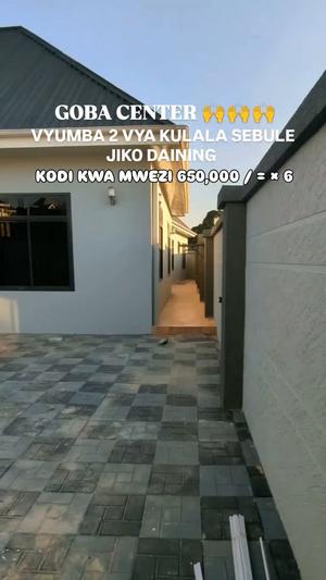 Apartment ya vyumba viwili inapangishwa Goba Center, Dar Es Salaam Apartment ya vyumba viwili inapangishwa Goba Center, Dar Es Salaam