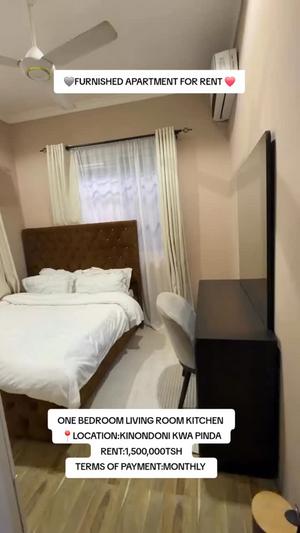 Nyumba ya chumba kimoja inapangishwa Kinondoni, Dar Es Salaam