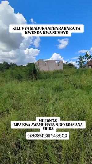 Kiwanja kinauzwa Kiluvya Madukani, Pwani (400 sqm)