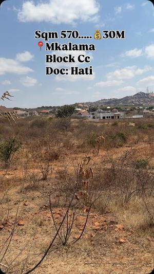 Kiwanja kinauzwa Mkalama, Morogoro sqm 570 Kiwanja kinauzwa Mkalama, Morogoro sqm 570