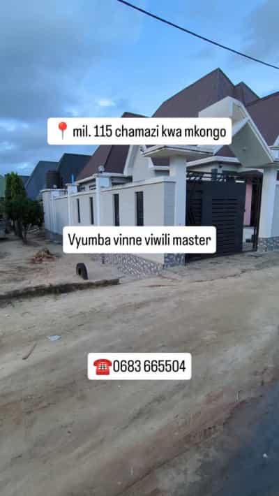 Nyumba ya vyumba vinne inauzwa Chamazi Kwa Mkongo, Dar Es Salaam Nyumba ya vyumba vinne inauzwa Chamazi Kwa Mkongo, Dar Es Salaam