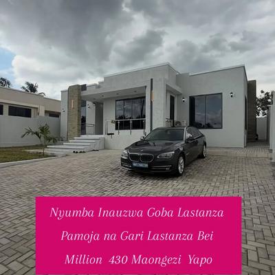 Nyumba ya vyumba vitatu inauzwa Goba Lastanza, Dar Es Salaam (600 sqm)