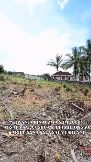 Plot for sale in Sala Sala, Dar Es Salaam sqm 2000
