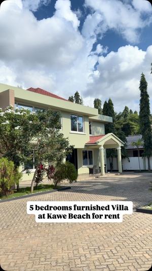 Villa (Furnished) ya vyumba vitano inapangishwa Kawe Beach, Dar Es Salaam Villa (Furnished) ya vyumba vitano inapangishwa Kawe Beach, Dar Es Salaam