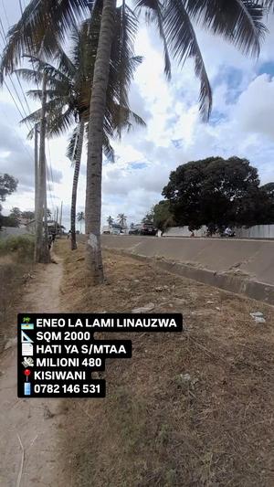 Kiwanja kinauzwa Kigamboni Kisiwani, Dar Es Salaam (2000 sqm)