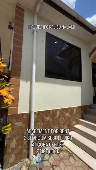 Nyumba ya vyumba viwili inapangishwa Goba center, Dar Es Salaam Nyumba ya vyumba viwili inapangishwa Goba center, Dar Es Salaam