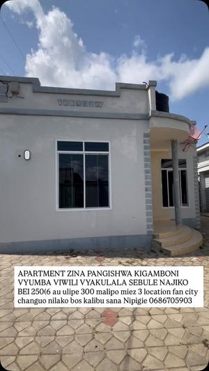 Nyumba/Apartment ya vyumba viwili inapangishwa Kigamboni, Dar Es Salaam Nyumba/Apartment ya vyumba viwili inapangishwa Kigamboni, Dar Es Salaam