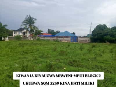 Plot for sale in Mbweni Mpiji, Dar Es Salaam sqm 3259 Plot for sale in Mbweni Mpiji, Dar Es Salaam sqm 3259