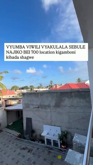 Nyumba ya vyumba viwili inapangishwa Kigamboni Kibada Shagwe, Dar Es Salaam