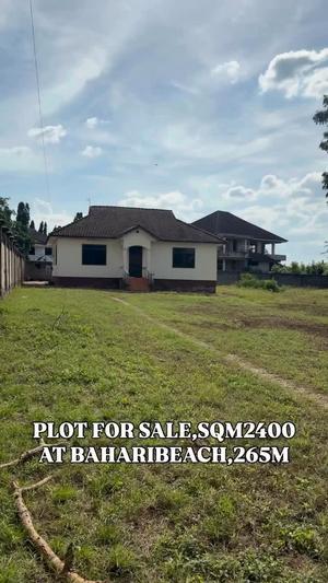 Kiwanja kinauzwa Bahari Beach, Dar Es Salaam sqm 2400