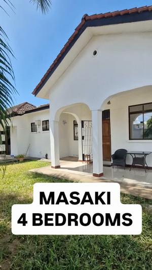 Nyumba ya vyumba vinne inapangishwa Masaki, Dar Es Salaam