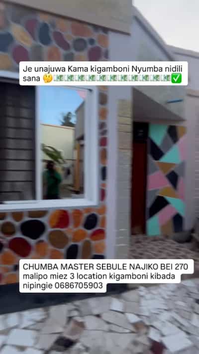 Apartment ya chumba kimoja inapangishwa Kigamboni Kibada, Dar Es Salaam
