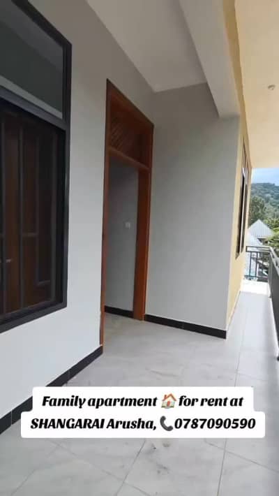 Nyumba/Apartment ya vyumba viwili inapangishwa Arusha
