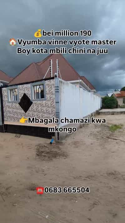 Nyumba ya vyumba vinne inauzwa Mbagala Chamazi – Mkongo, Dar Es Salaam