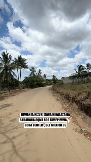 Kiwanja kinauzwa Goba Center, Dar Es Salaam (800 sqm) Kiwanja kinauzwa Goba Center, Dar Es Salaam (800 sqm)