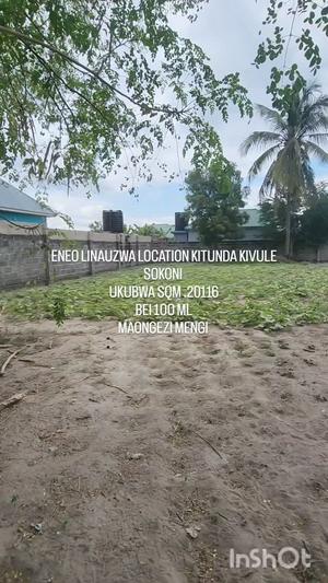 Plot for sale in Kitunda Kivule, Dar Es Salaam sqm 20116 Plot for sale in Kitunda Kivule, Dar Es Salaam sqm 20116