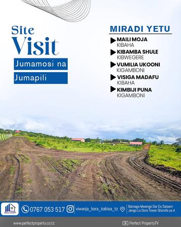 Residential Plots for Sale in Kibaha Mail Moja, Pwani