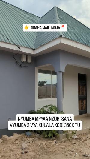 Nyumba ya vyumba viwili inapangishwa Kibaha Maili Moja, Pwani