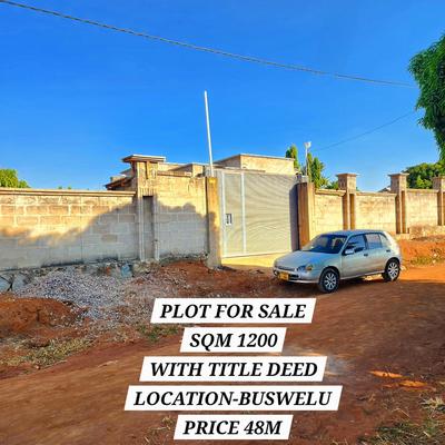 Kiwanja kinauzwa Buswelu, Mwanza (1200 sqm)