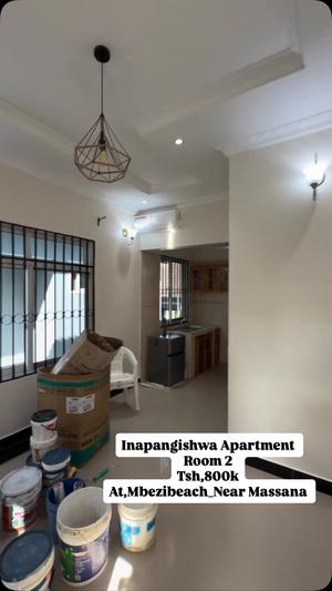 Apartment ya vyumba viwili inapangishwa Mbezi Beach, Dar Es Salaam