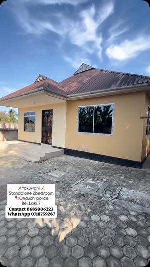 Nyumba ya vyumba viwili inapangishwa Salasala, Dar Es Salaam