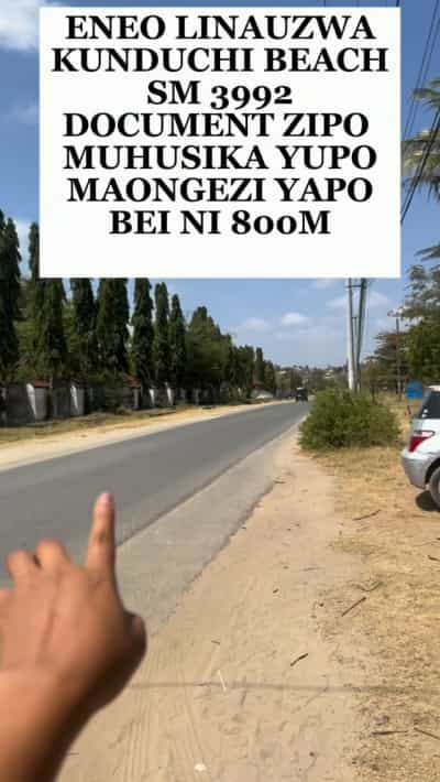 Commercial Plot for Sale in Kunduchi Beach, Dar Es Salaam (3992 sqm)
