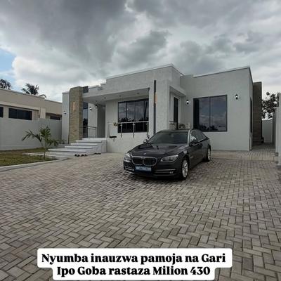 Nyumba ya vyumba vitatu inauzwa Goba Lastanza, Dar Es Salaam (600 sqm)