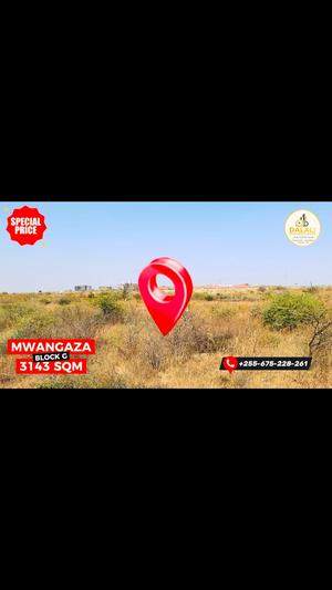 Plot for sale in Mwangaza, Dodoma sqm 3143 Plot for sale in Mwangaza, Dodoma sqm 3143
