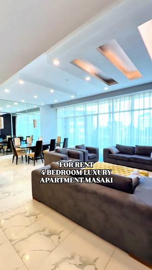 Apartment (Furnished) ya vyumba vinne inapangishwa Masaki, Dar Es Salaam