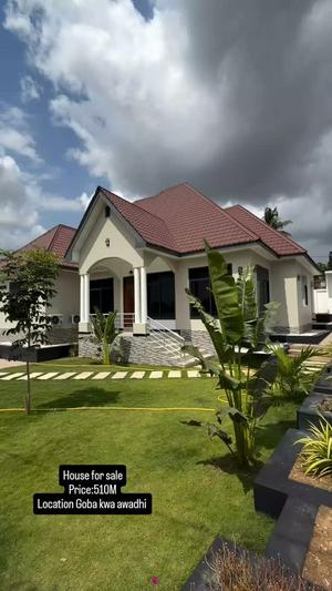 Nyumba ya vyumba vinne inauzwa Goba Kwa Awadhi, Dar Es Salaam (800 sqm) Nyumba ya vyumba vinne inauzwa Goba Kwa Awadhi, Dar Es Salaam (800 sqm)