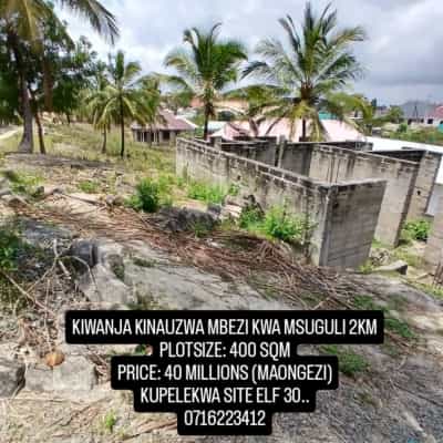 Nyumba inauzwa Mbezi Kwa Msuguri, Dar Es Salaam (400 sqm)