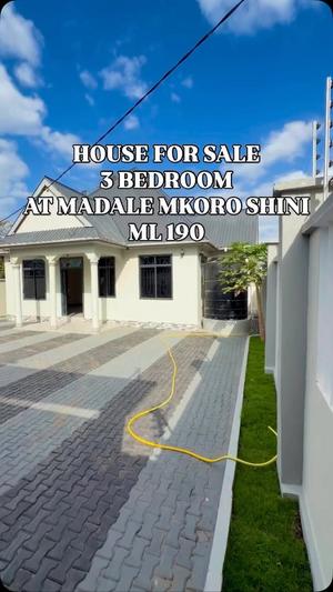 Nyumba ya vyumba vitatu inauzwa Madale Mkoroshini, Dar Es Salaam