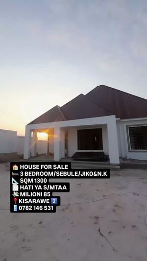 Nyumba ya vyumba vitatu inauzwa Kigamboni Kisarawe, Dar Es Salaam (1300 sqm) Nyumba ya vyumba vitatu inauzwa Kigamboni Kisarawe, Dar Es Salaam (1300 sqm)