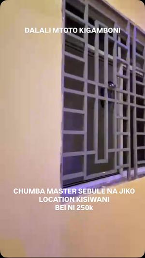 Nyumba ya chumba kimoja inapangishwa Kigamboni-Kisiwani, Dar Es Salaam