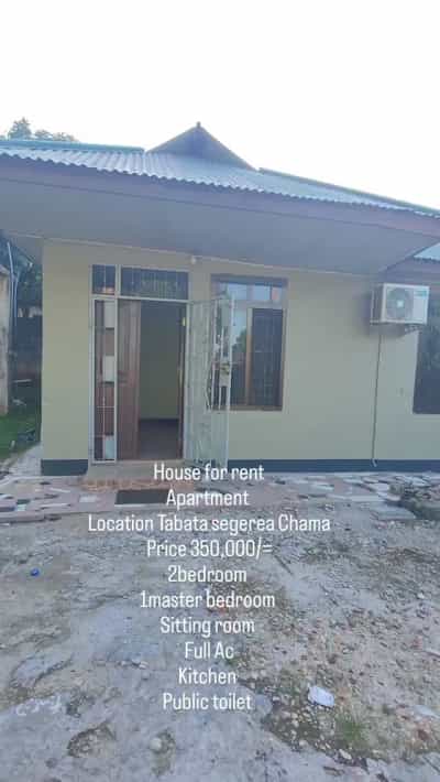 Apartment ya vyumba viwili inapangishwa Tabata Segerea Chama, Dar Es Salaam