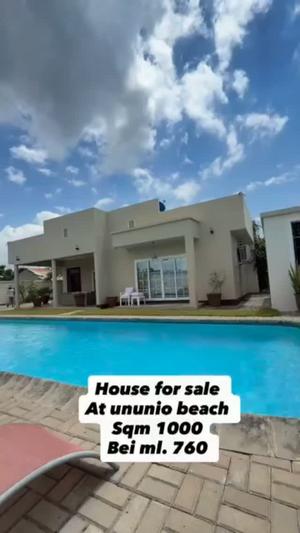 3 Bedrooms House for Sale in Ununio Beach, Dar Es Salaam (1000 sqm)