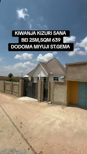 Kiwanja kinauzwa Miyuji St.Gema, Dodoma (639 sqm)