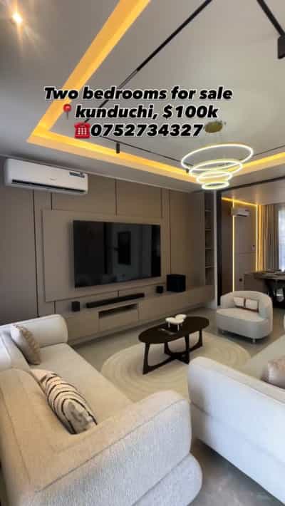 Apartment ya vyumba viwili inapangishwa Kunduchi, Dar Es Salaam