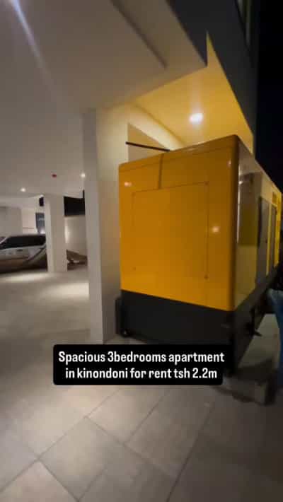 Apartment ya vyumba vitatu inapangishwa Kinondoni, Dar Es Salaam