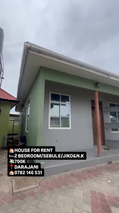 Nyumba ya vyumba viwili inapangishwa Kigamboni, Dar Es Salaam