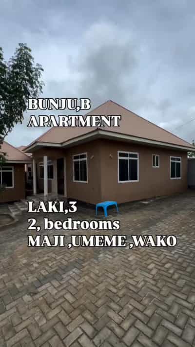 Nyumba/Apartment ya vyumba viwili inapangishwa Bunju, Dar Es Salaam