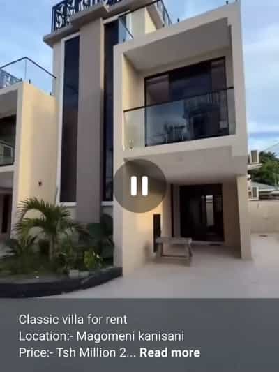 Nyumba (Furnished) ya vyumba vinne inapangishwa Magomeni, Dar Es Salaam