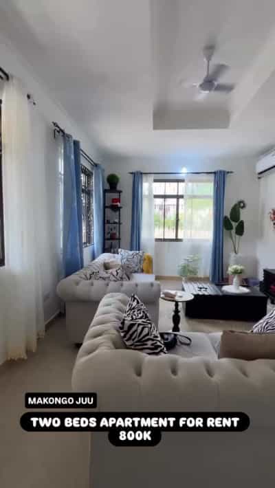 Apartment ya vyumba viwili inapangishwa Makongo Juu, Dar Es Salaam