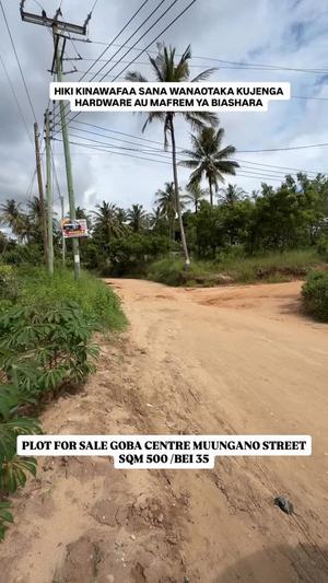 Kiwanja kinauzwa Goba Marobo, Dar Es Salaam (500 sqm)