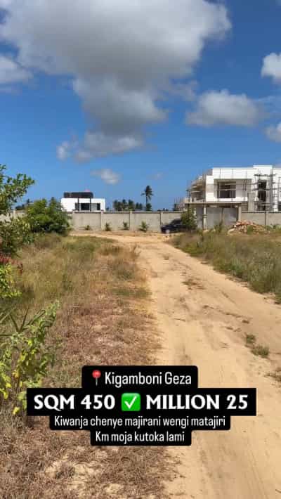 Residential Plot for Sale in Kigamboni Geza block 22, Dar Es Salaam (450 sqm)